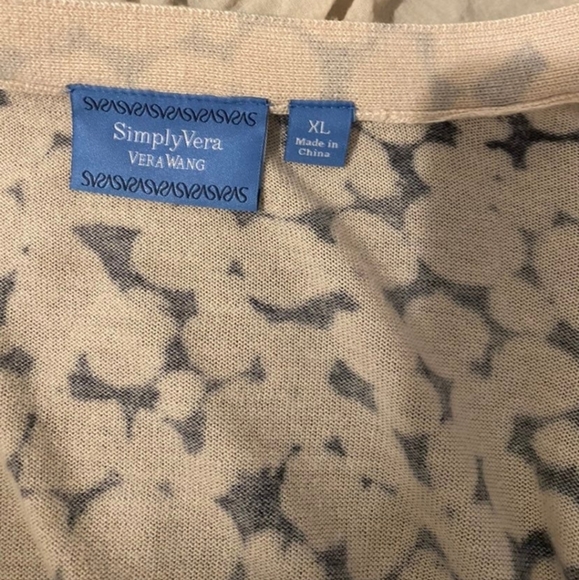 Vera Wang Ruffled Cardigan - Picture 3 of 5